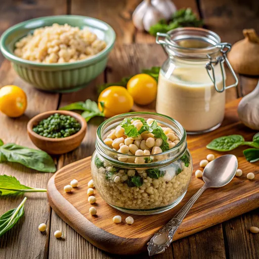Bowl Energético de Arroz Integral y Espinaca